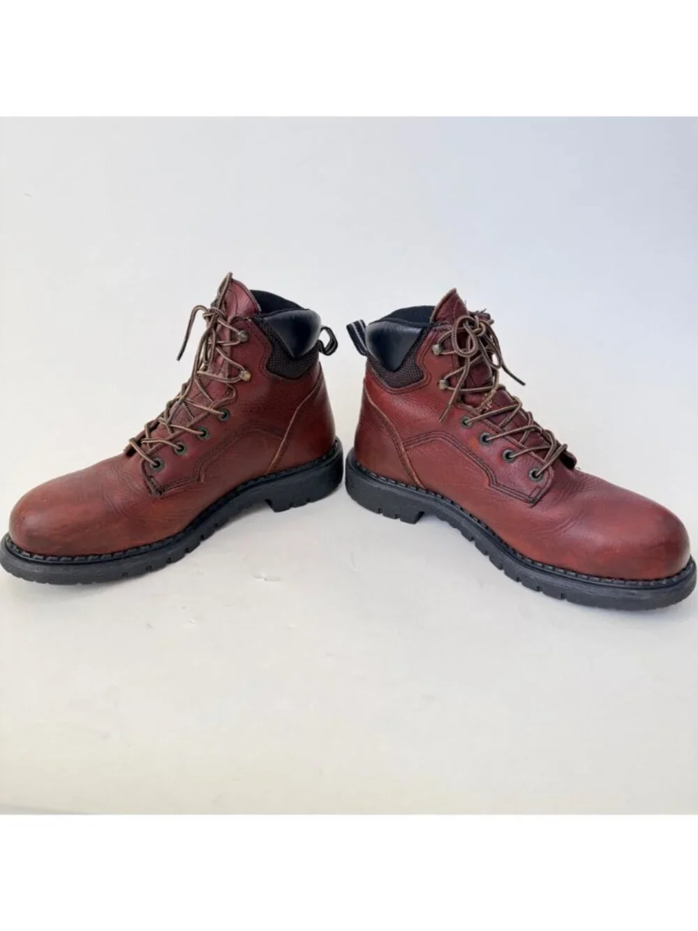 Red Wing Women 2326 Steel Toe Work Boots Brown Leather Supersole USA Size 10 D